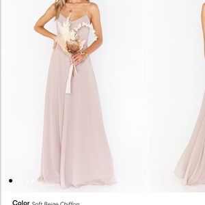Show Me Your MuMu bridesmaid dress